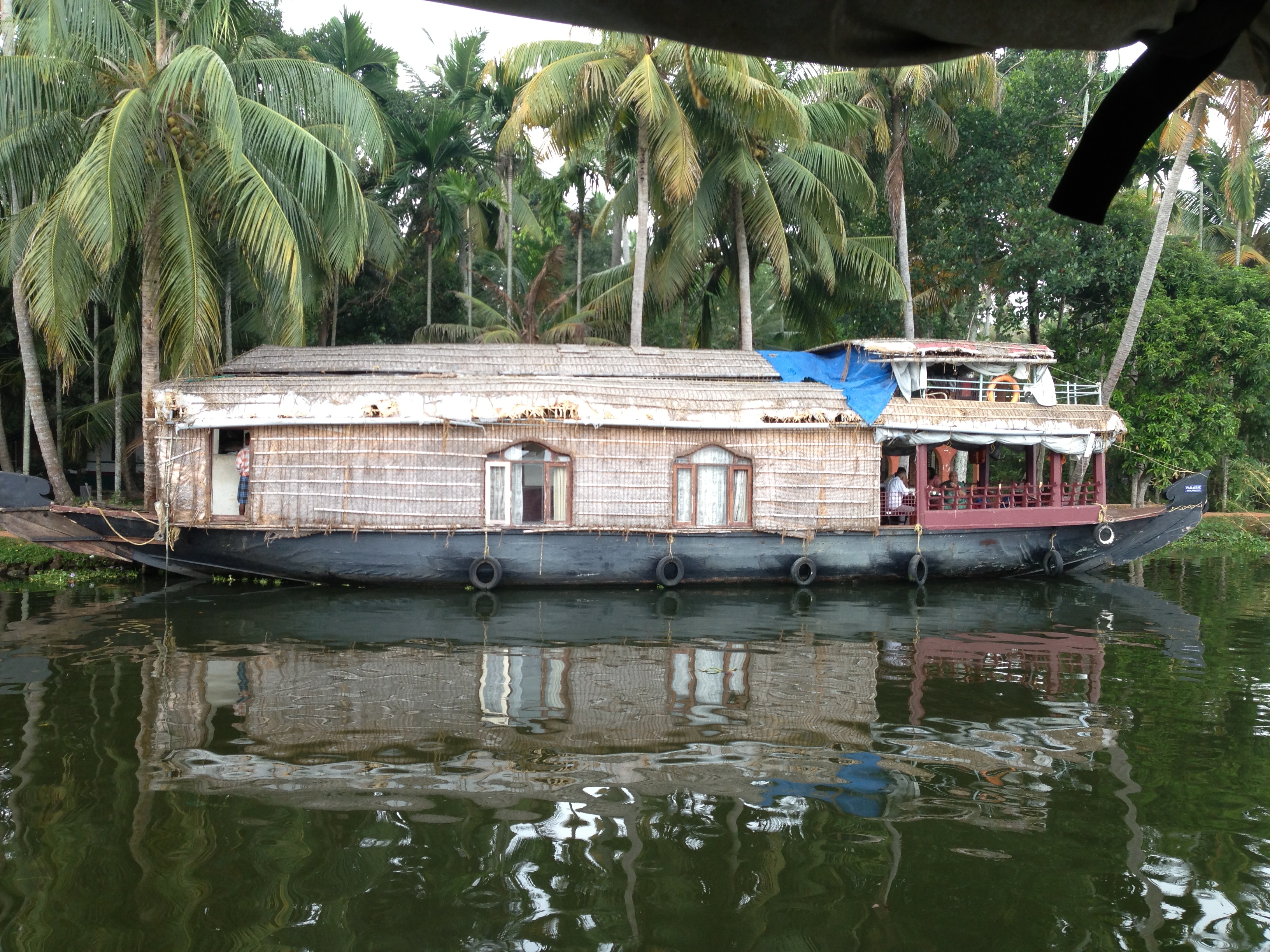 A house boat on Lake Vembanad