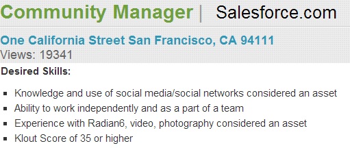 Community Manager at Salesforce.com