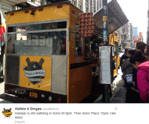 Wafels & Dinges Tweet